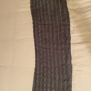 Grey & silver infinity scarf